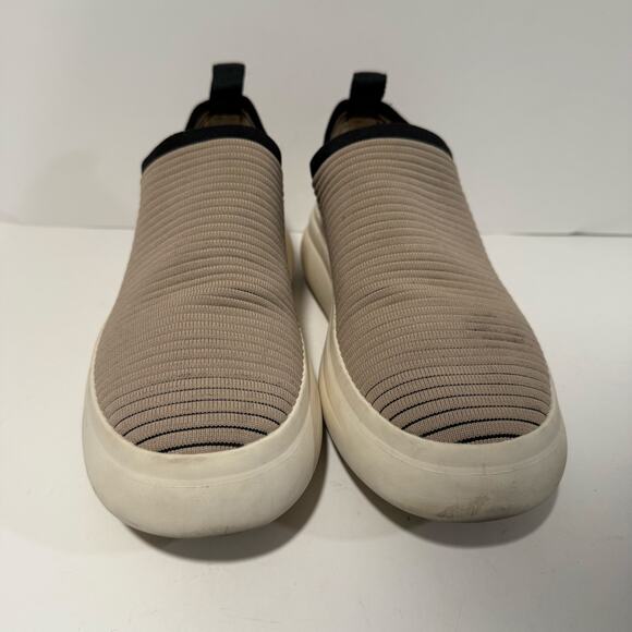 Rag & Bone Brixley Sneakers Cream Black Knit Slip-On Textured Chunky Y2K 90s 40 - Picture 6 of 10